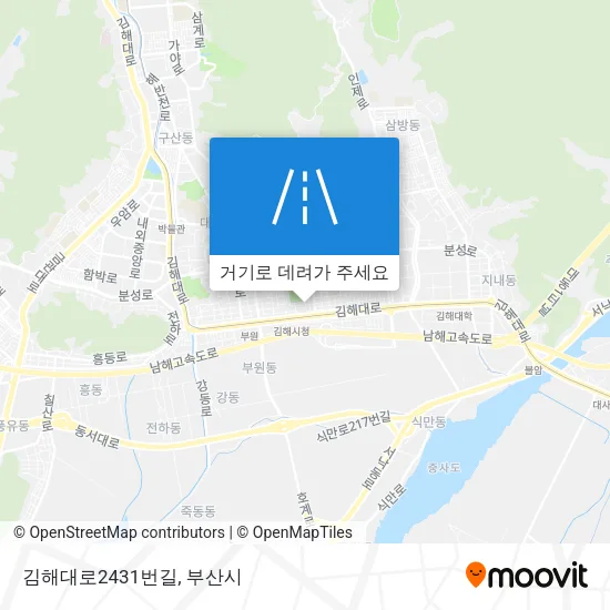 김해대로2431번길 지도