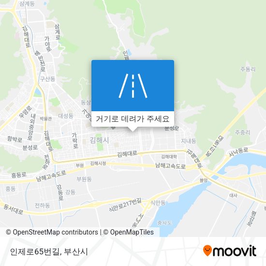 인제로65번길 지도