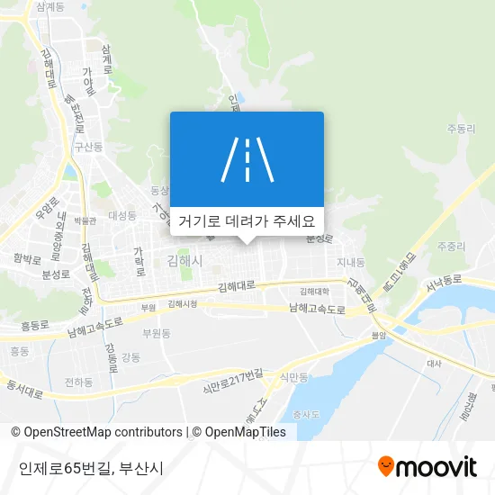 인제로65번길 지도