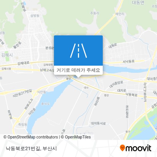 낙동북로21번길 지도