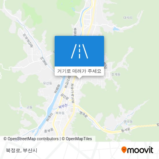 북정로 지도