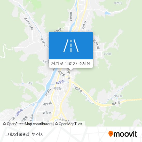 고향의봄9길 지도
