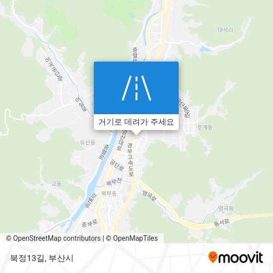 북정13길 지도