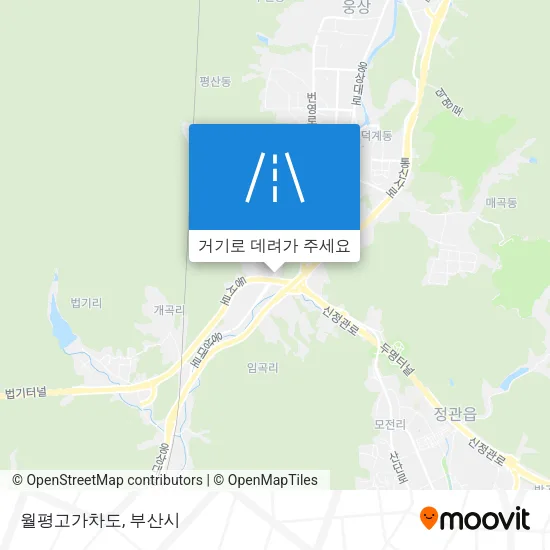 월평고가차도 지도