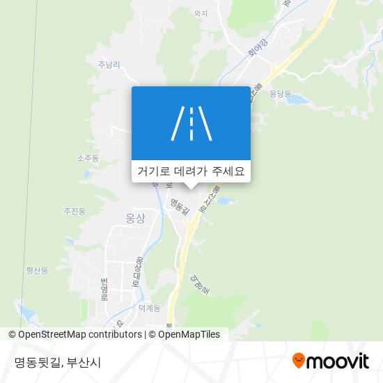 명동뒷길 지도