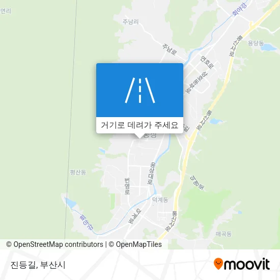 진등길 지도
