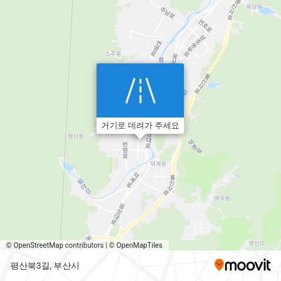 평산북3길 지도