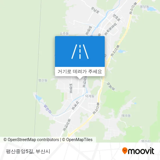 평산중앙5길 지도