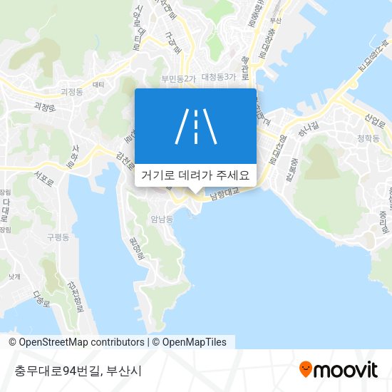 충무대로94번길 지도