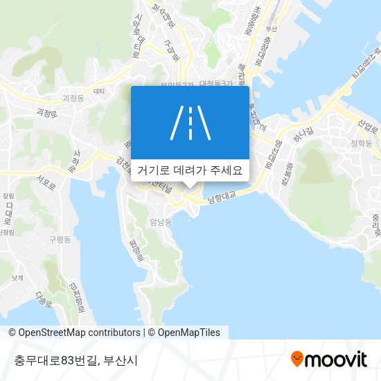충무대로83번길 지도
