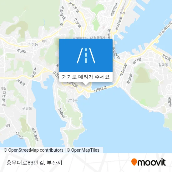 충무대로83번길 지도