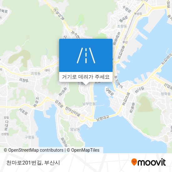 천마로201번길 지도
