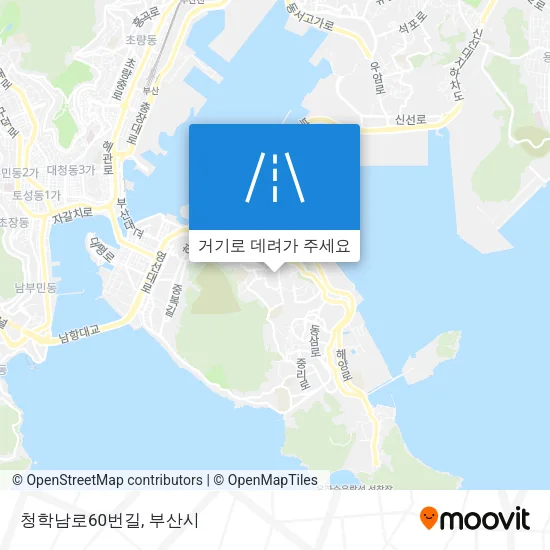청학남로60번길 지도