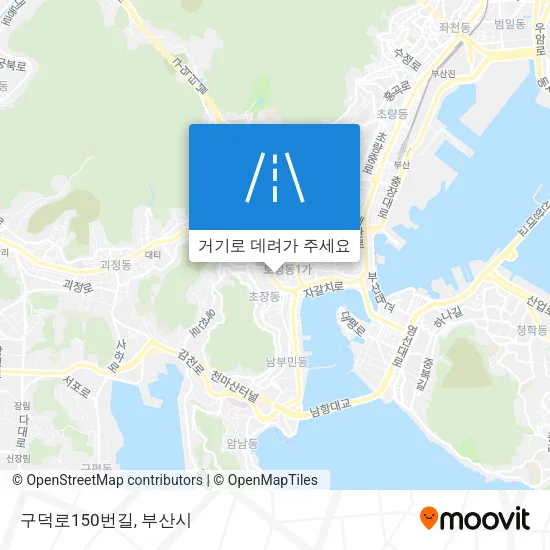 구덕로150번길 지도