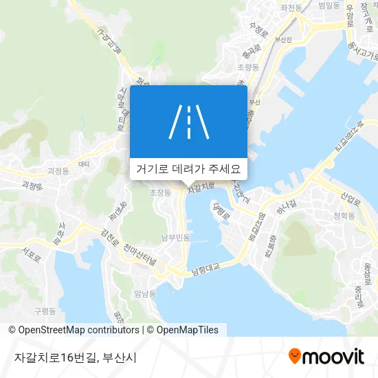 자갈치로16번길 지도