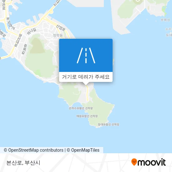 본산로 지도