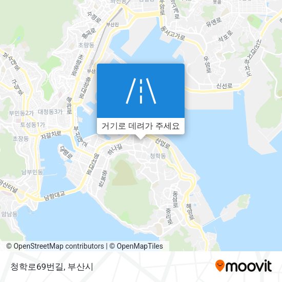 청학로69번길 지도