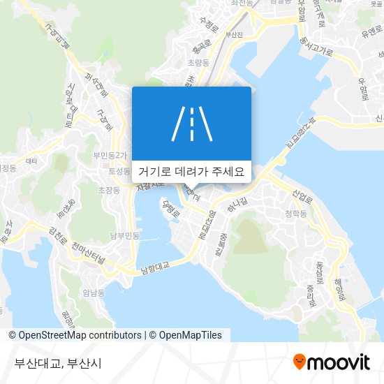 부산대교 지도