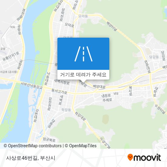 사상로46번길 지도