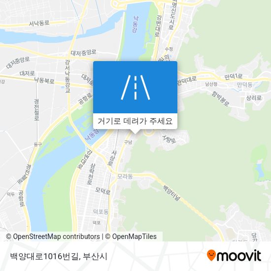 백양대로1016번길 지도