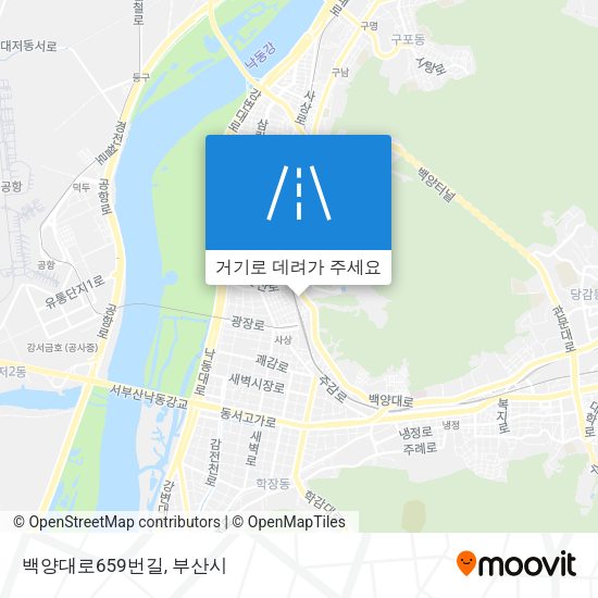 백양대로659번길 지도