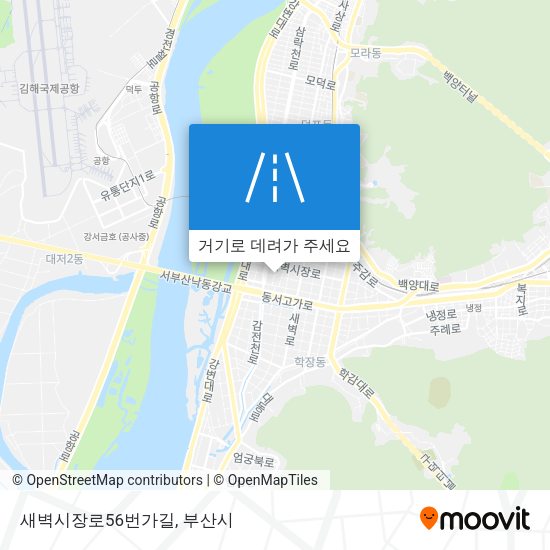 새벽시장로56번가길 지도
