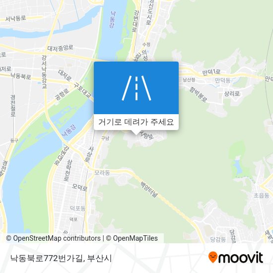 낙동북로772번가길 지도