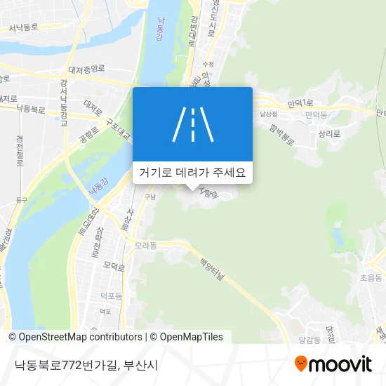 낙동북로772번가길 지도