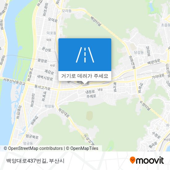 백양대로437번길 지도