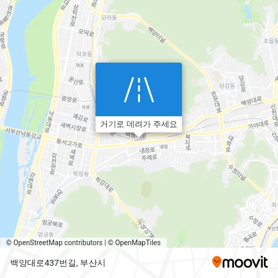 백양대로437번길 지도