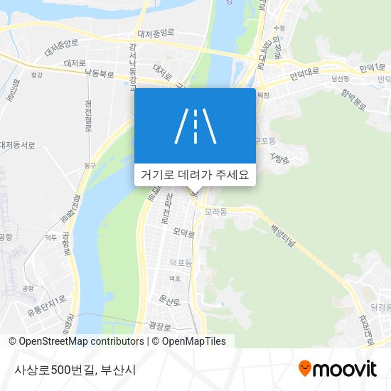 사상로500번길 지도