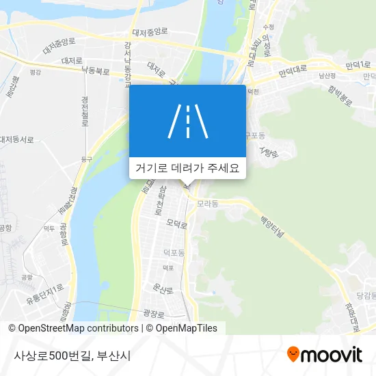 사상로500번길 지도