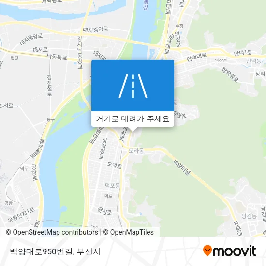 백양대로950번길 지도