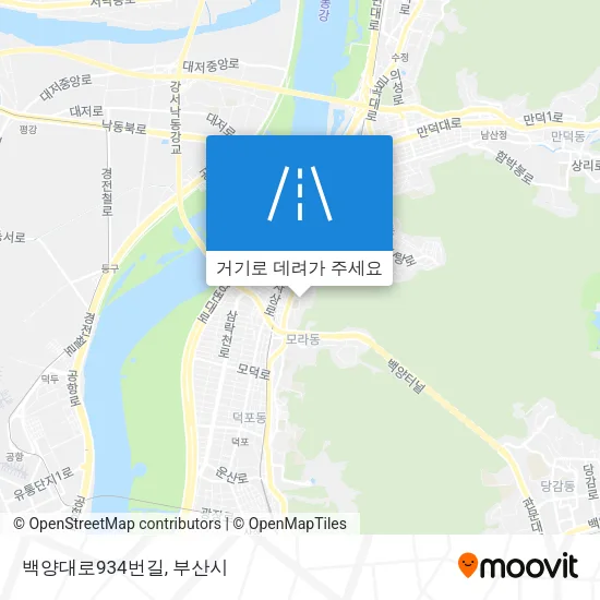 백양대로934번길 지도
