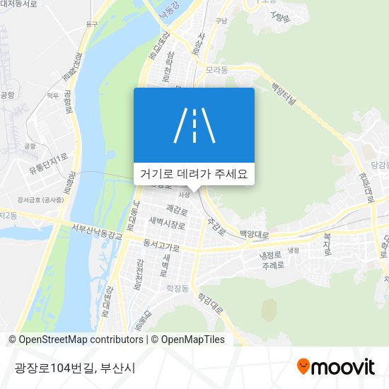 광장로104번길 지도