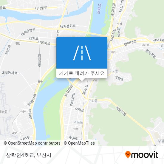 삼락천4호교 지도
