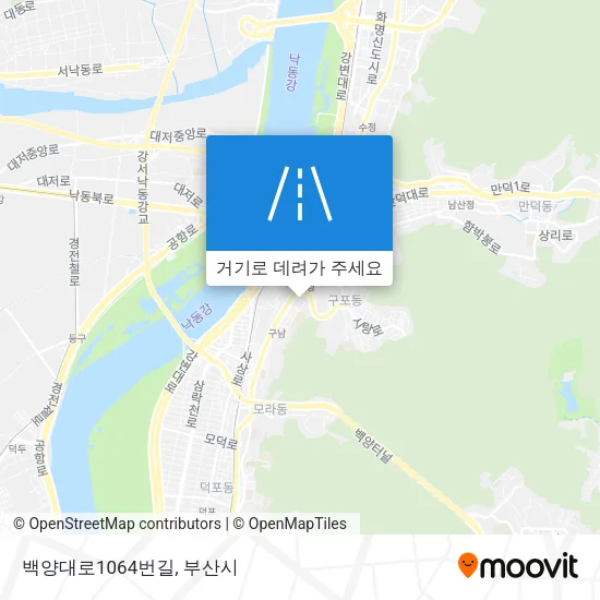 백양대로1064번길 지도