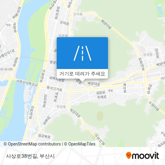 사상로38번길 지도