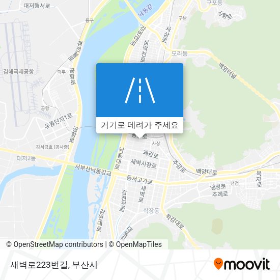 새벽로223번길 지도