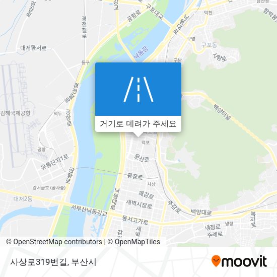 사상로319번길 지도