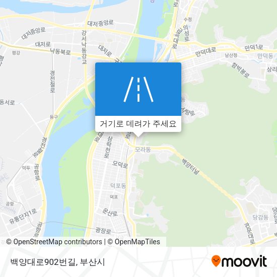 백양대로902번길 지도