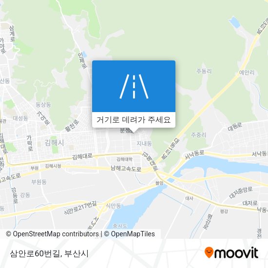 삼안로60번길 지도