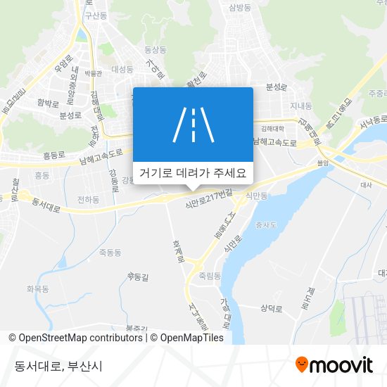 동서대로 지도