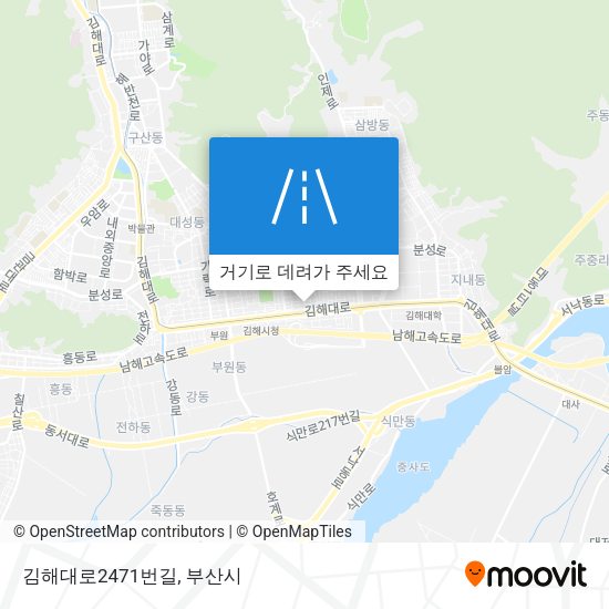 김해대로2471번길 지도