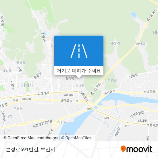 분성로691번길 지도