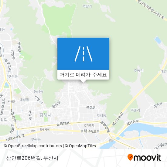 삼안로206번길 지도