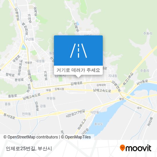 인제로25번길 지도