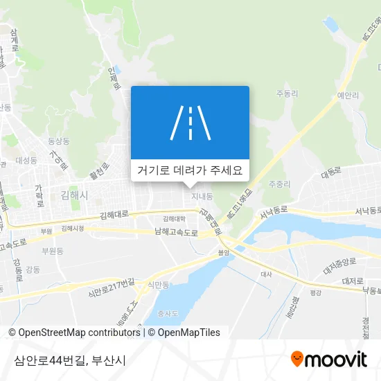삼안로44번길 지도