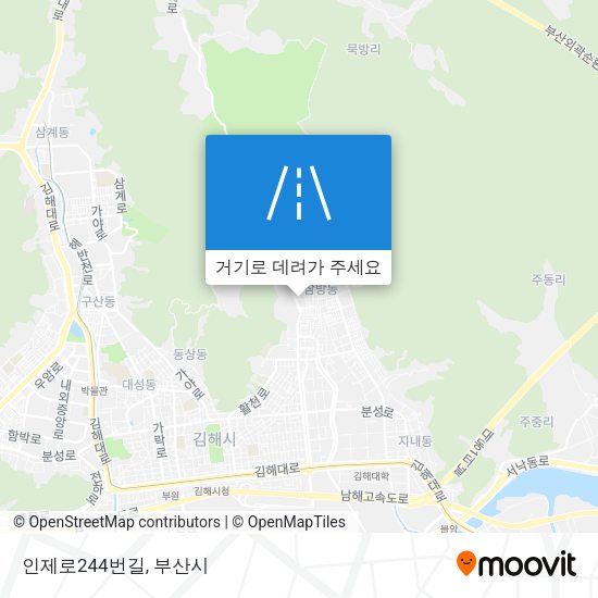 인제로244번길 지도