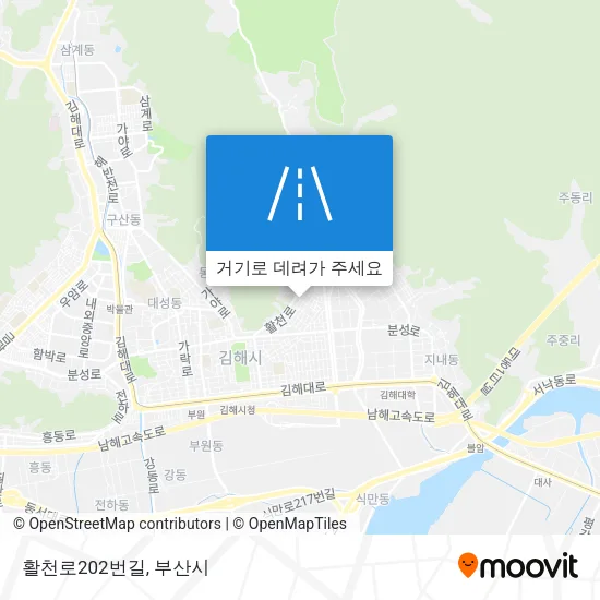 활천로202번길 지도